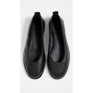 Vince Sofia Ballet Flat Black Leather Sz 7.5